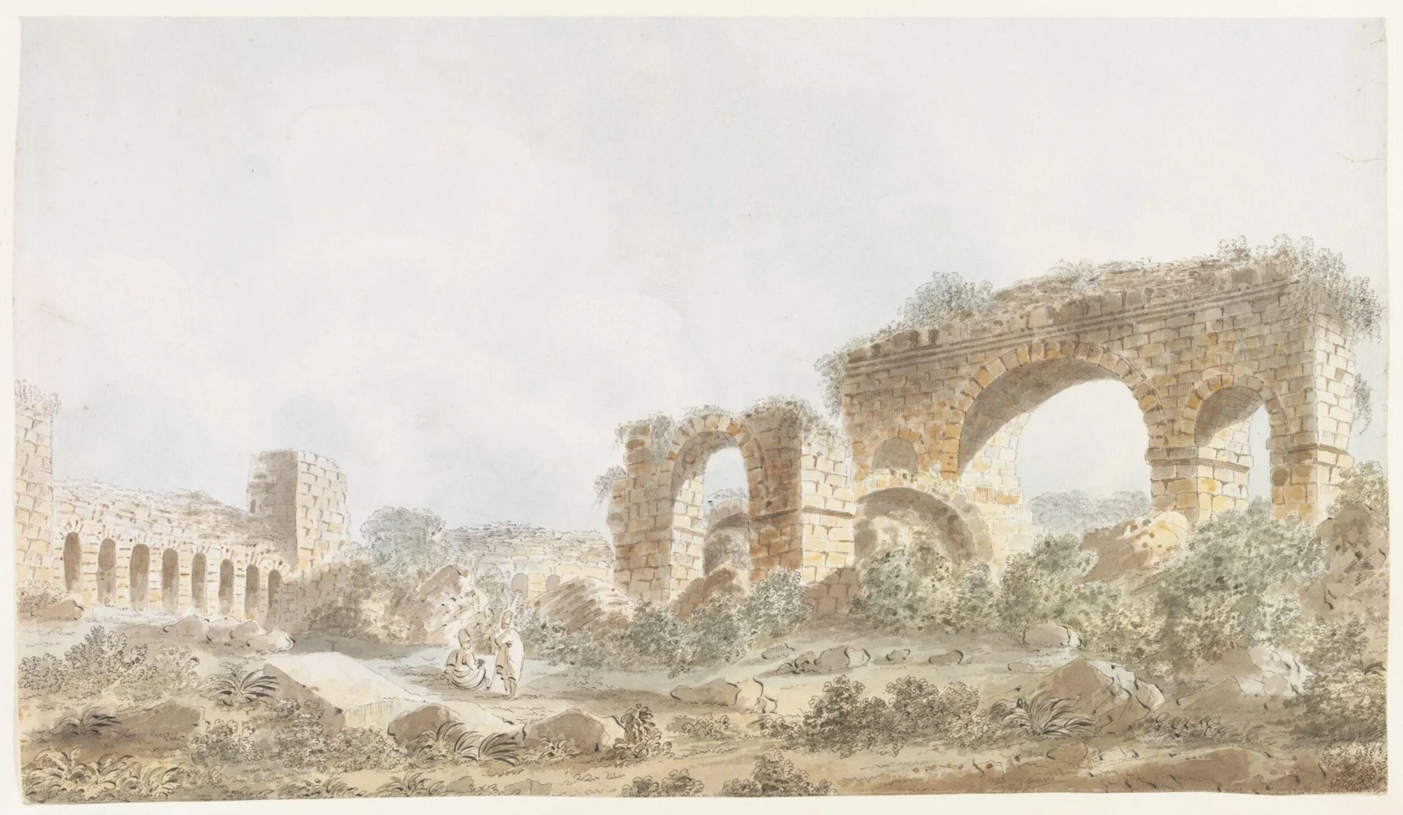Interior of the Palace of Priam, Alexandria Troas, detail