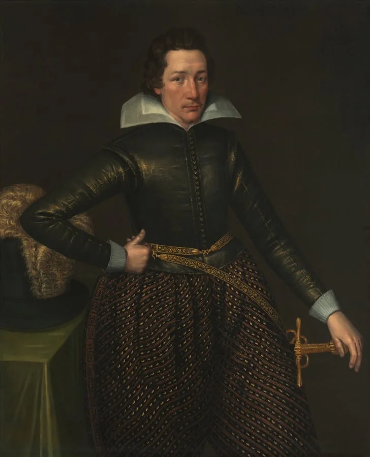 Portrait of a Man, detail