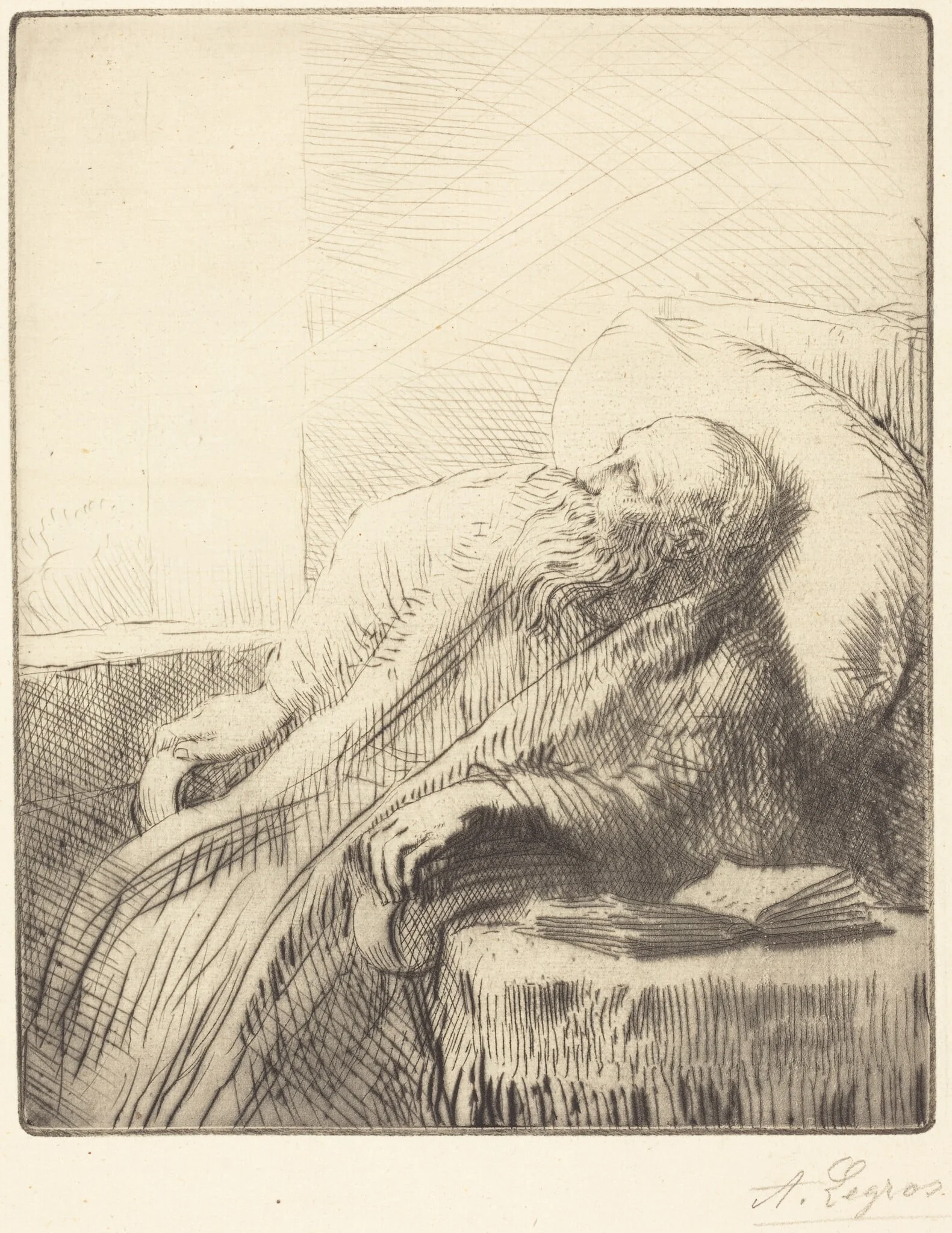 Convalescent (Le convalescent), detail