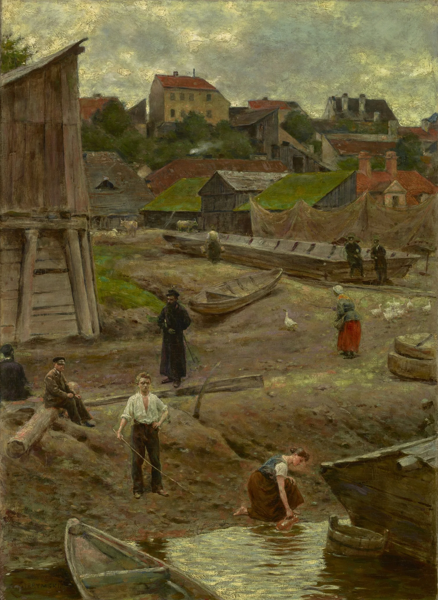 Powiśle (Bank of the Vistula in Warsaw), detail