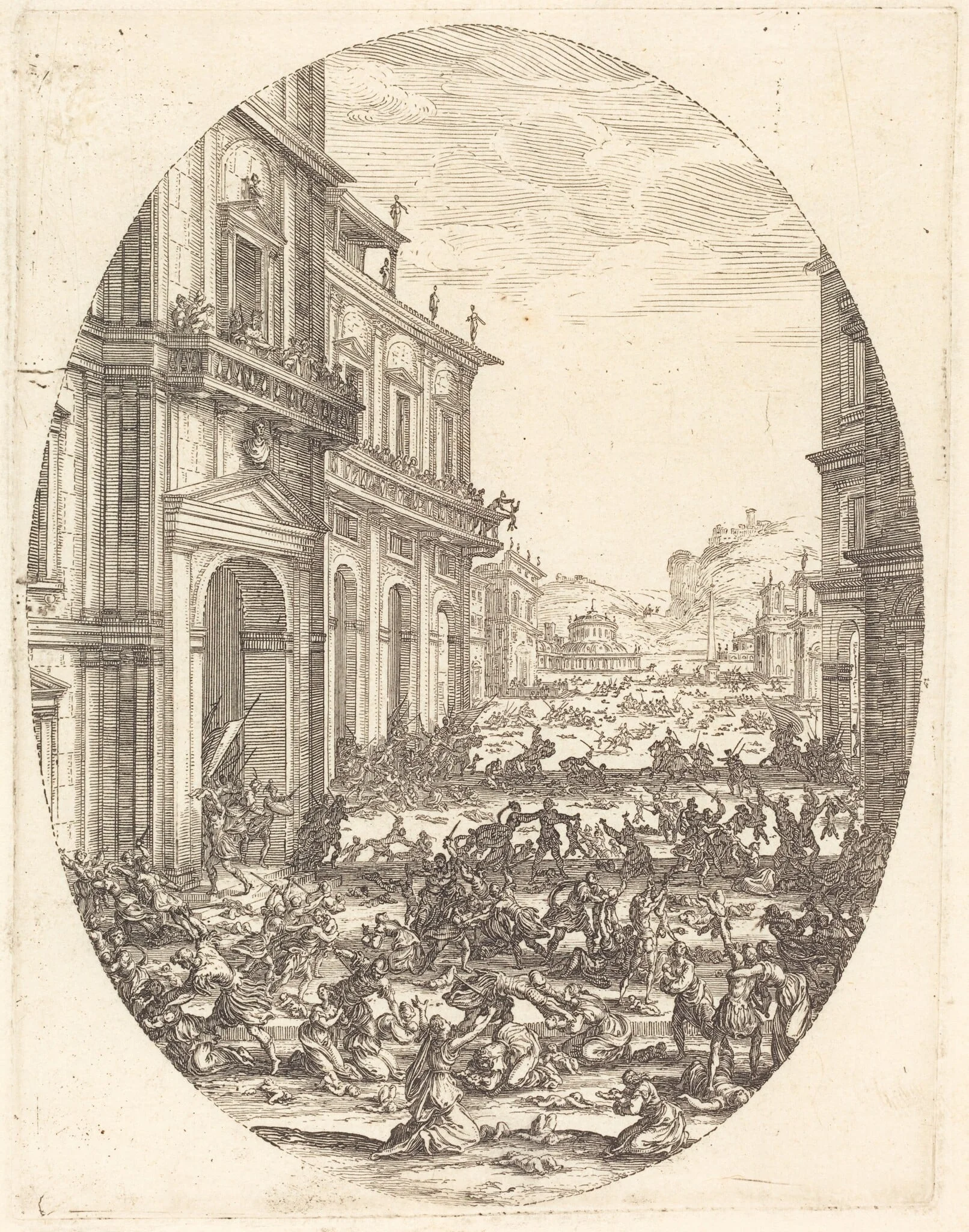The Massacre of the Innocents, detail