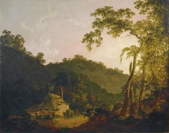 A Cottage in Needwood Forest, detail
