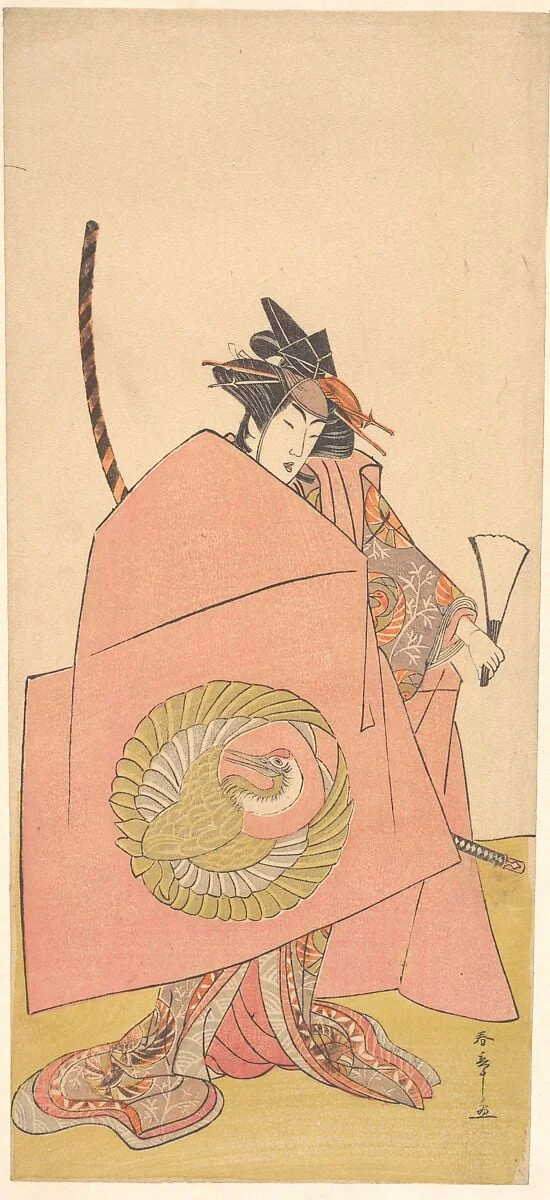 三代目瀬川菊之丞のわっぱ菊王にて女朝比奈の草摺引|The Actor Segawa Kikunojō III as Wappa no Kikuō in a Woman’s “Asahina Armor Pulling” (Asahina no kusazuri-biki) Scene, detail