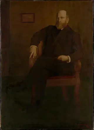 Henry George, by George de Forest Brush, oil, 1903