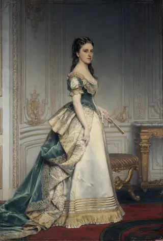 Portrait of Nadezhda Polovtseva, by Charles Jalabert, oil, 1870