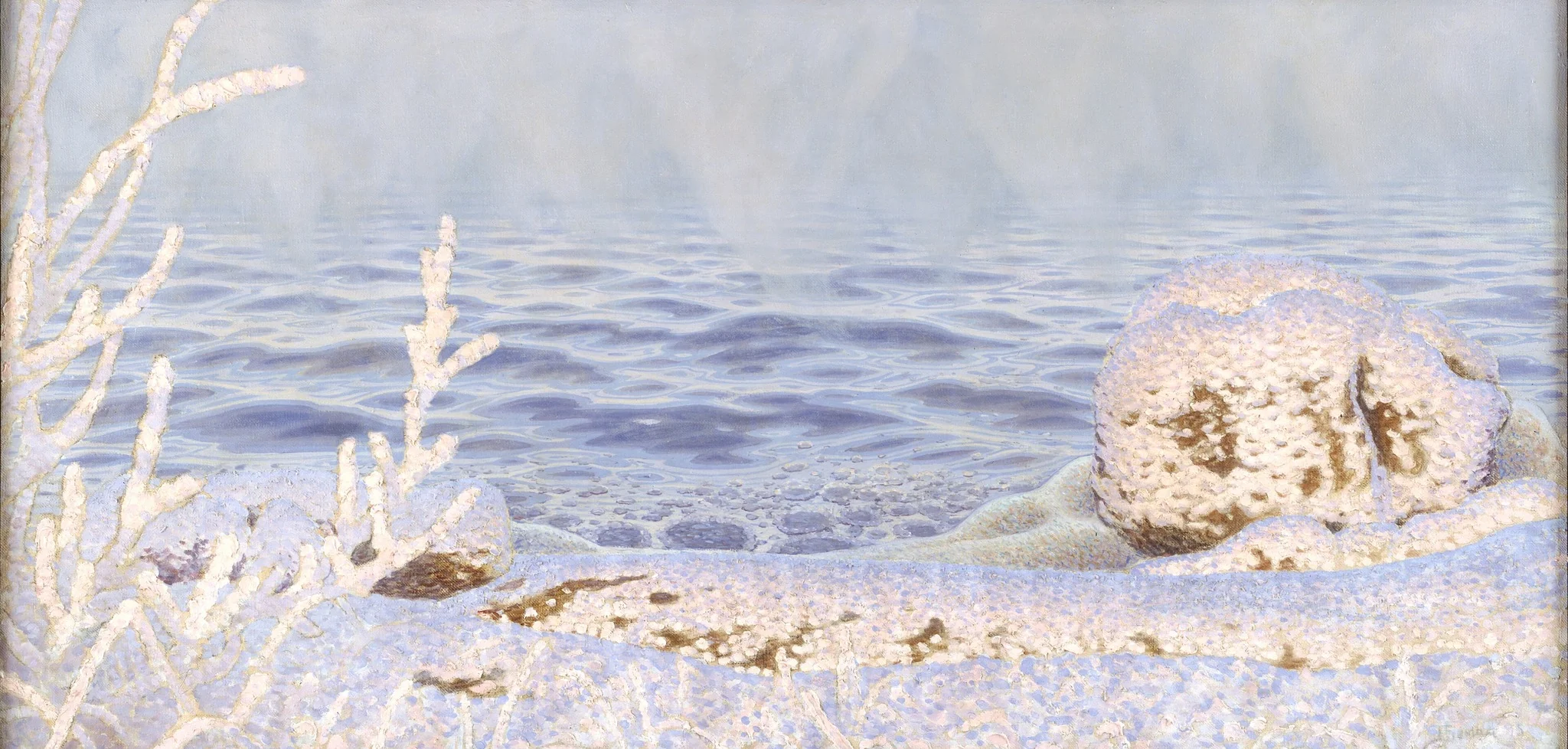 The First Breath of Cold on the Water, detail
