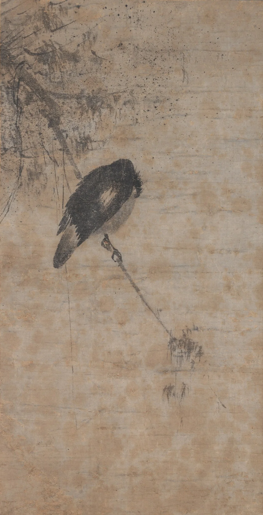 Willow and Magpie, detail