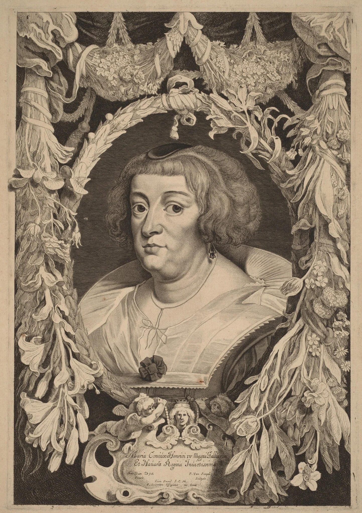 Marie de Medici, detail