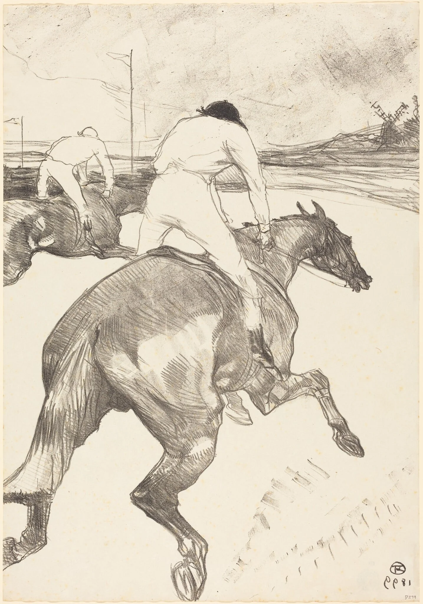 The Jockey (Le jockey), detail