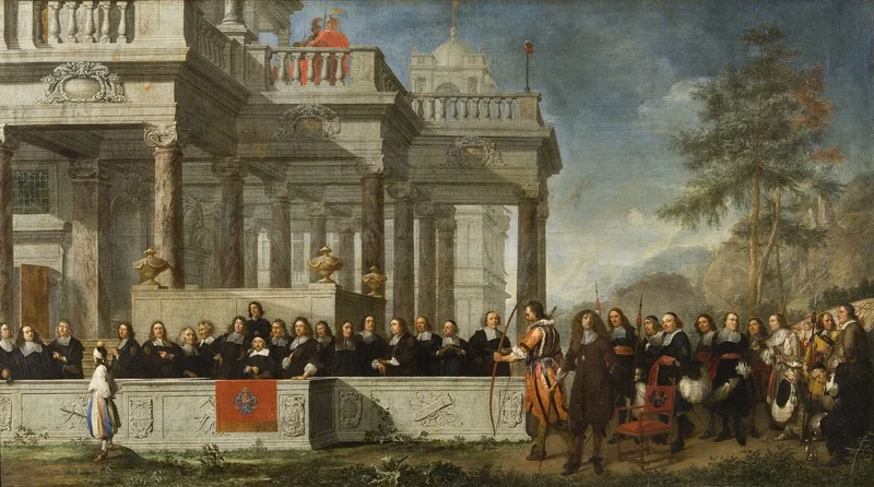 The Legend of William Tell shown to the Antwerp Guild of St Sebastian, detail