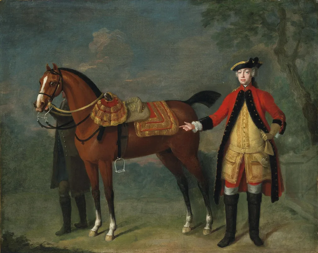 Portrait of Thomas Congreve (1714-1777), by Charles Philips, oil, 1739