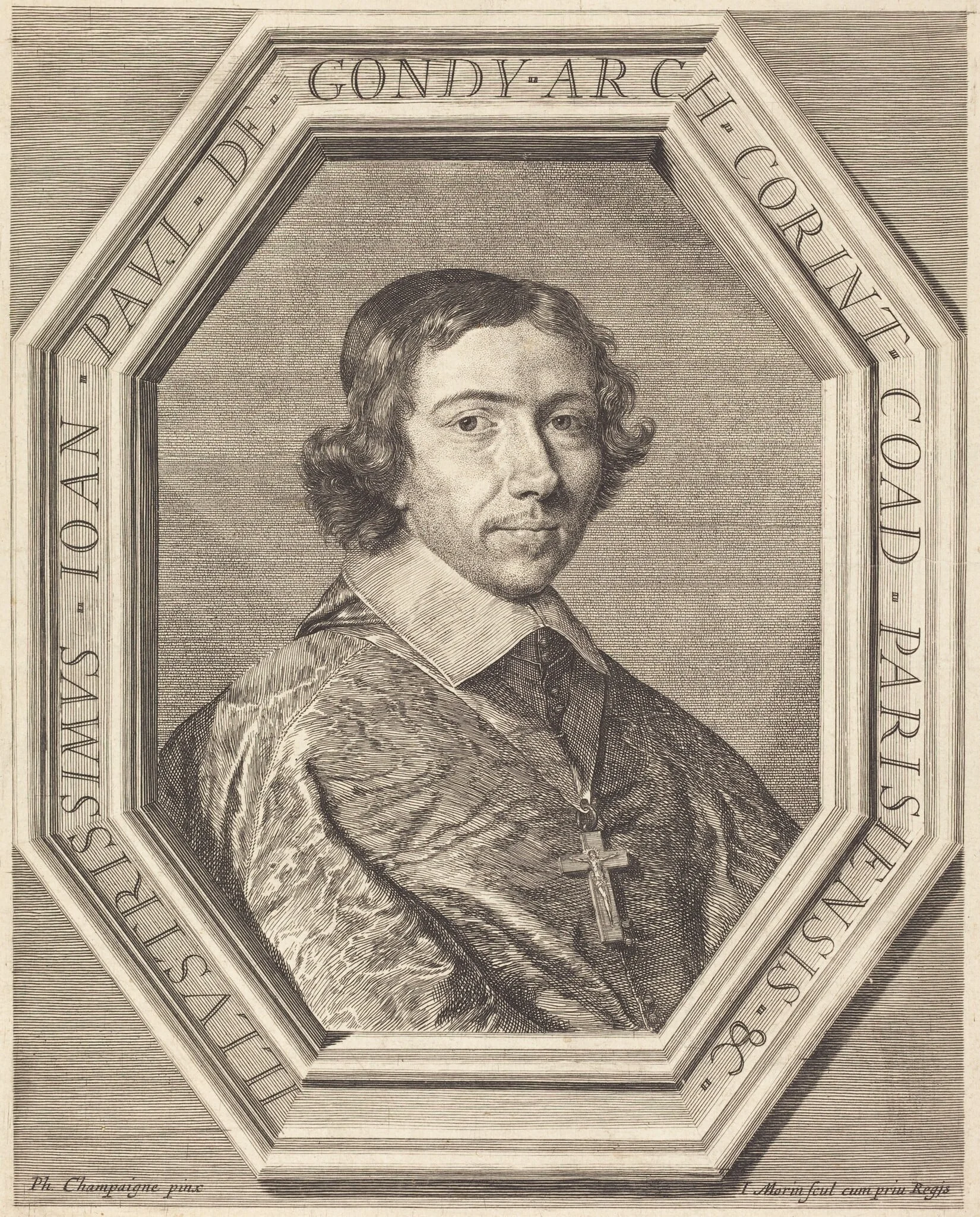 Jean Francois Paul de Gondy, detail