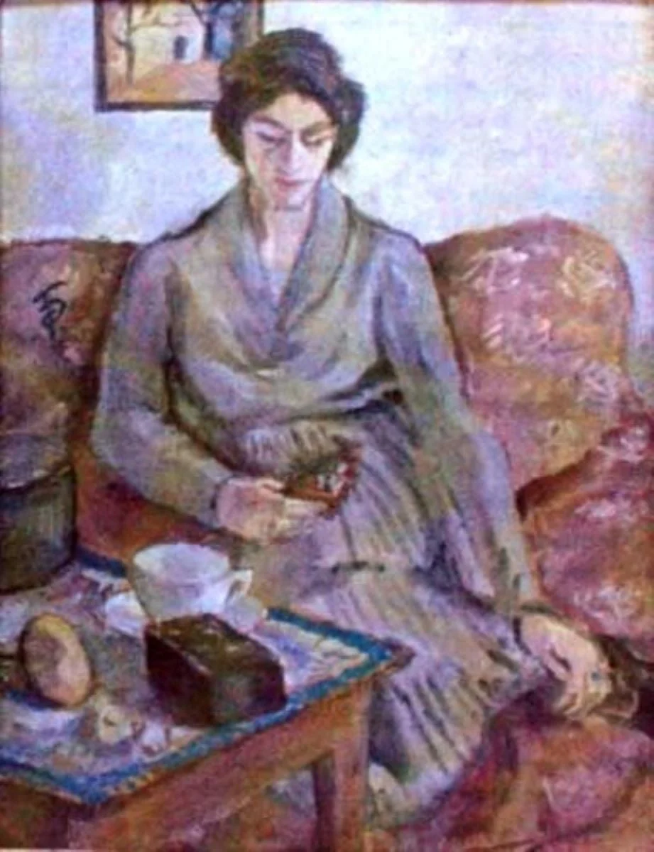 Rochia cenușie, detail