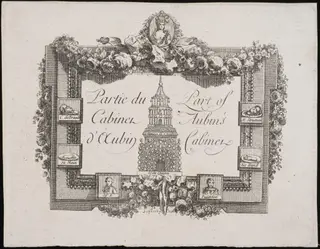 Partie du Cabinet d’Aubin/Part of Aubin’s Cabinet, by Stefano Superchi, 1780