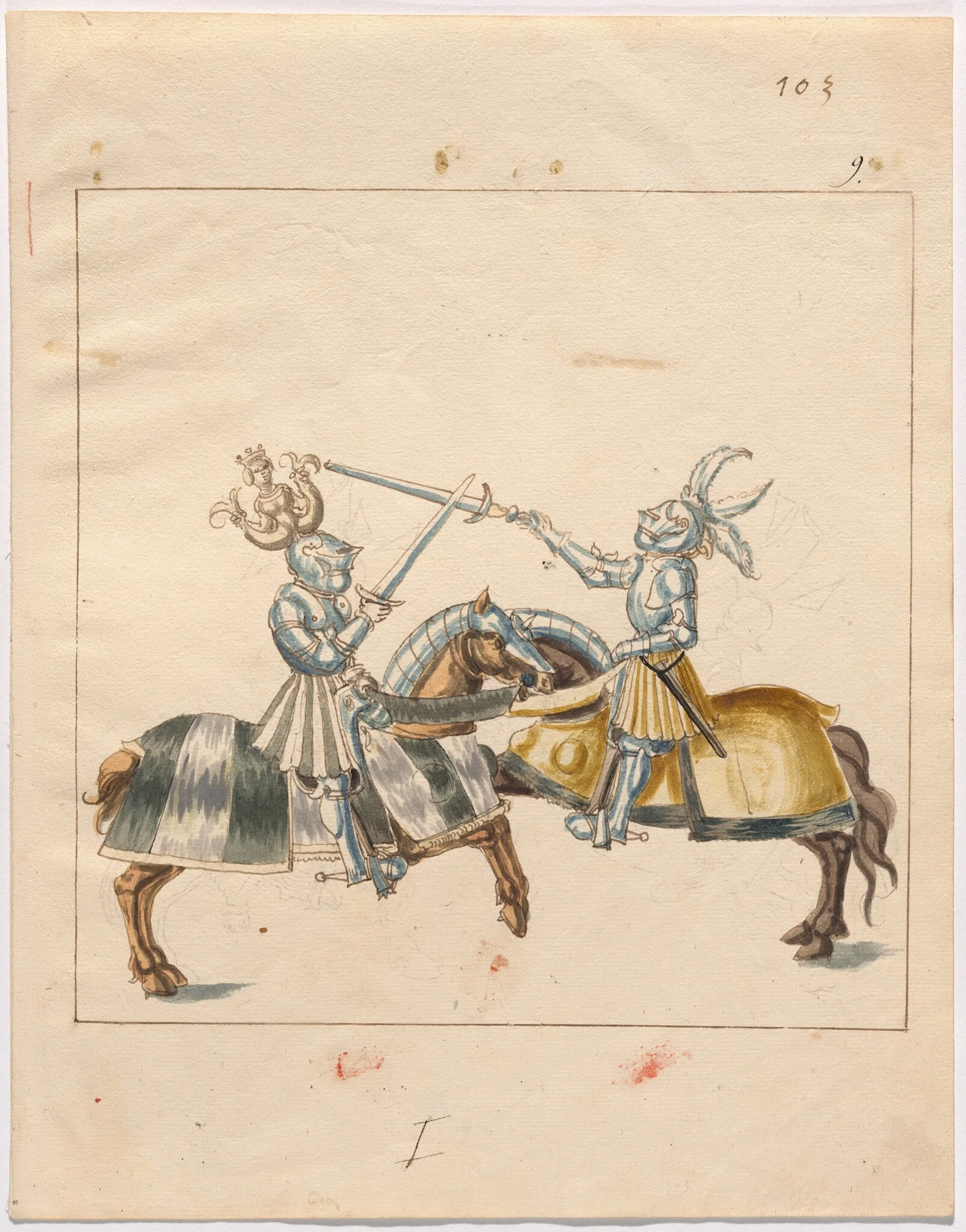 Mock Joust of War in Reinforced Field Armor, detail