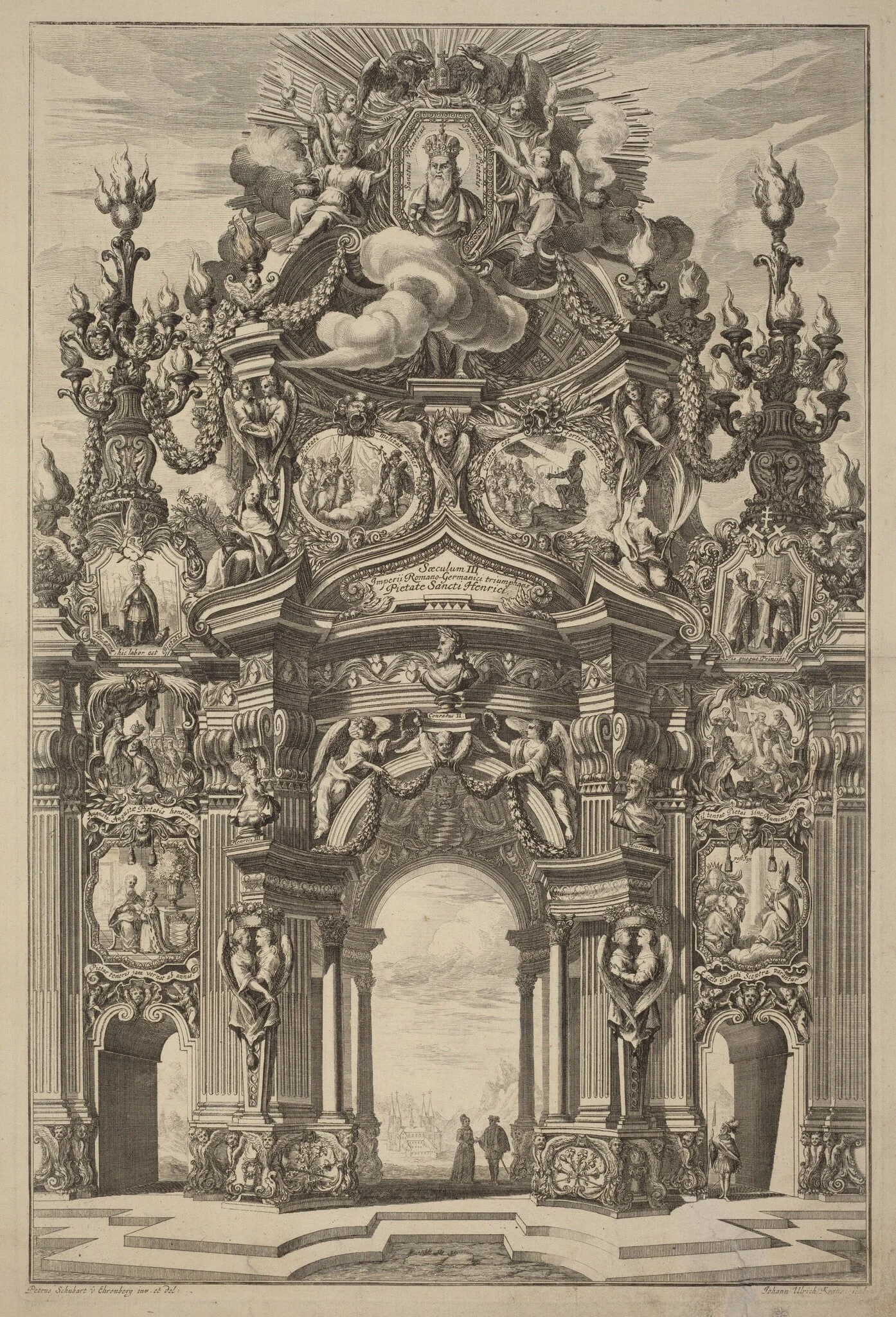 Triumphal Arch for Henry II, detail