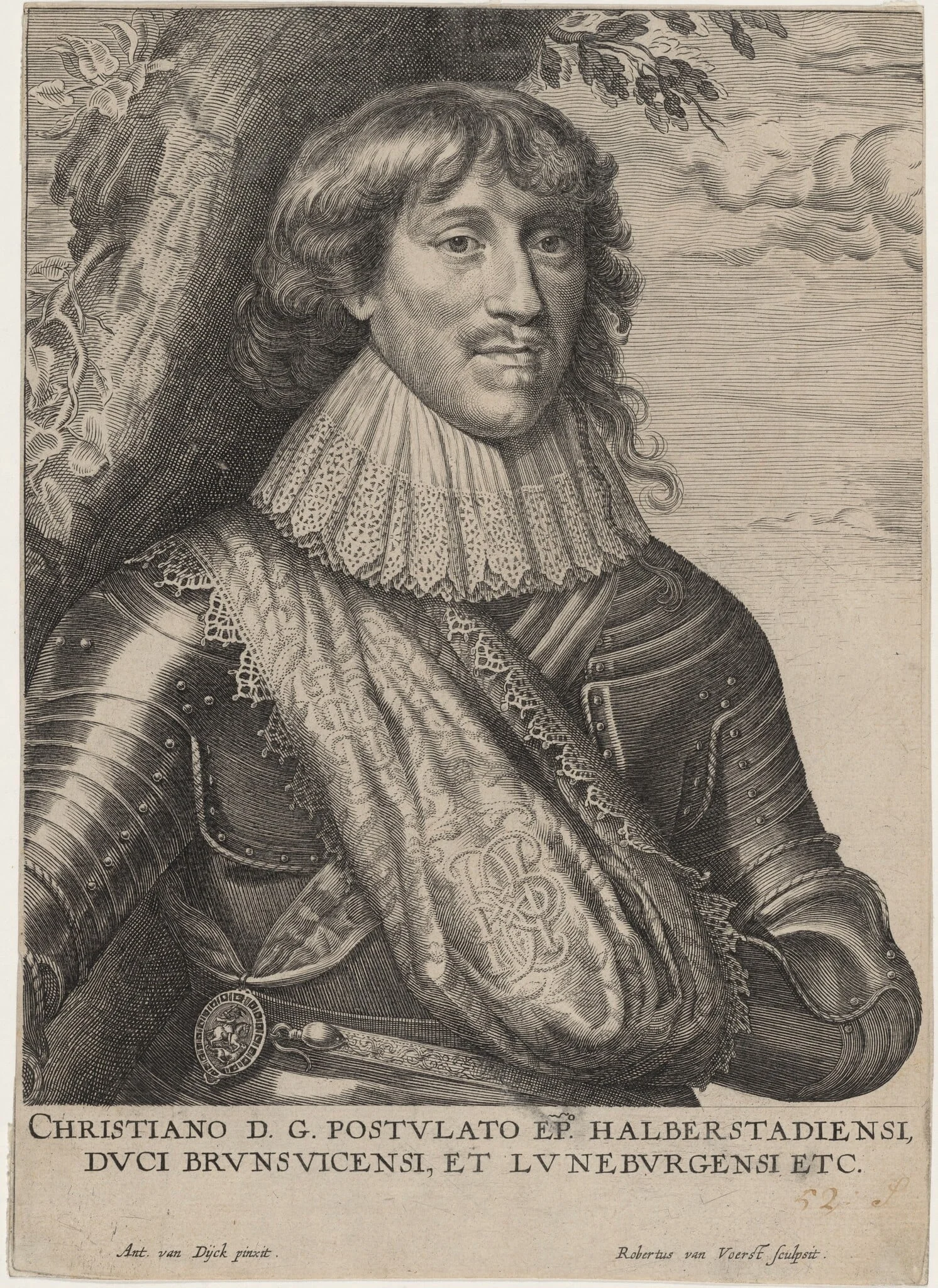 Christian, Duke of Brunswick, detail