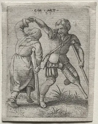 Dancing Cripples, by Cornelis Massijs, 1538