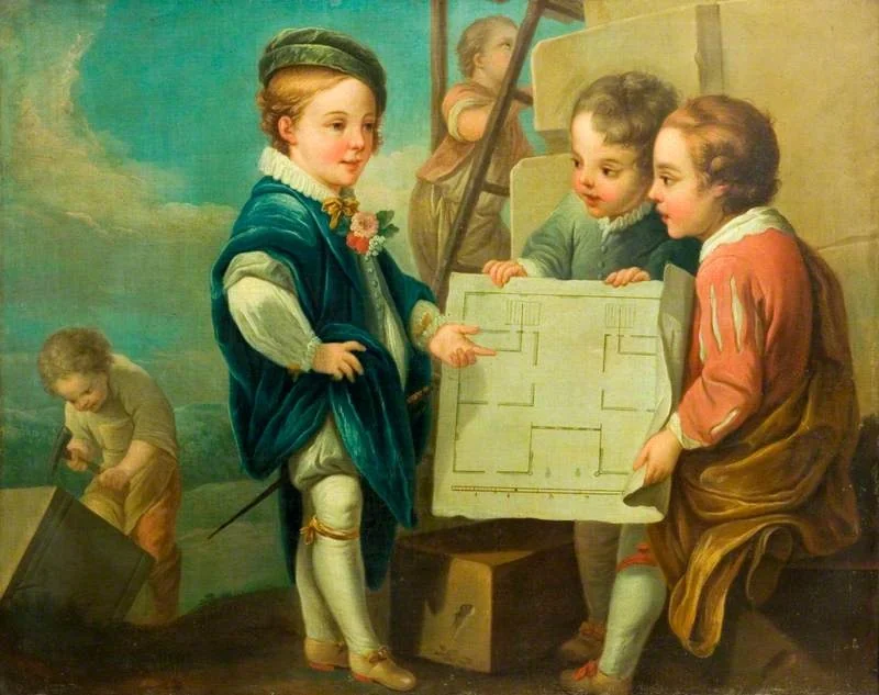 An Allegory of Architecture, detail