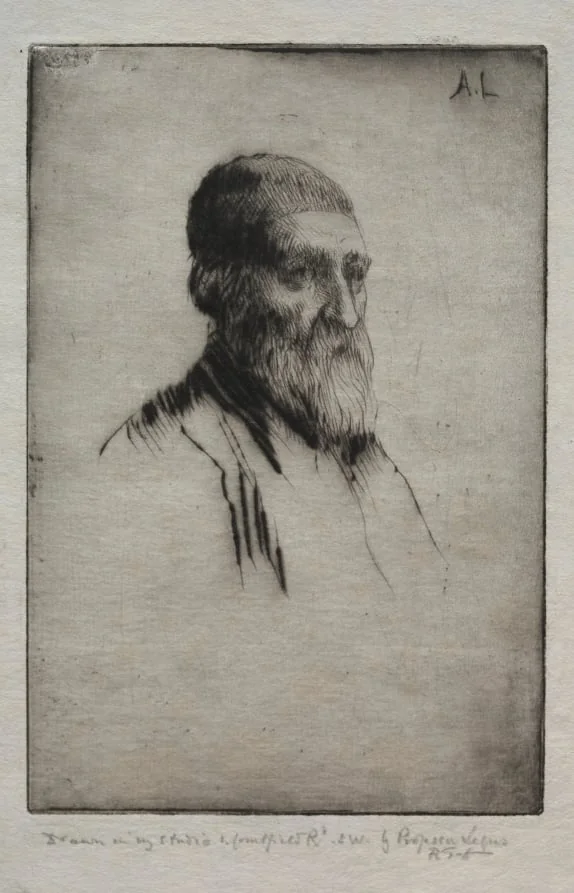 Head of a Man, detail