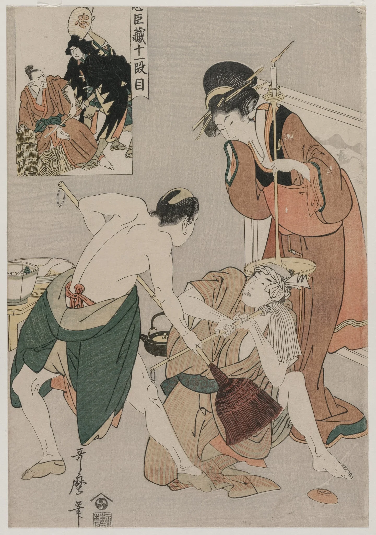 Chushingura: Act XI of The Storehouse of Loyalty, detail
