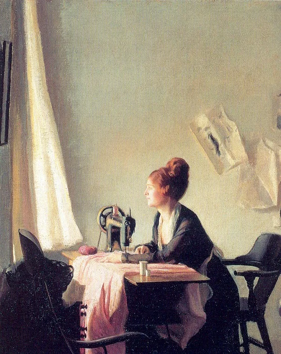 The Open Window, detail