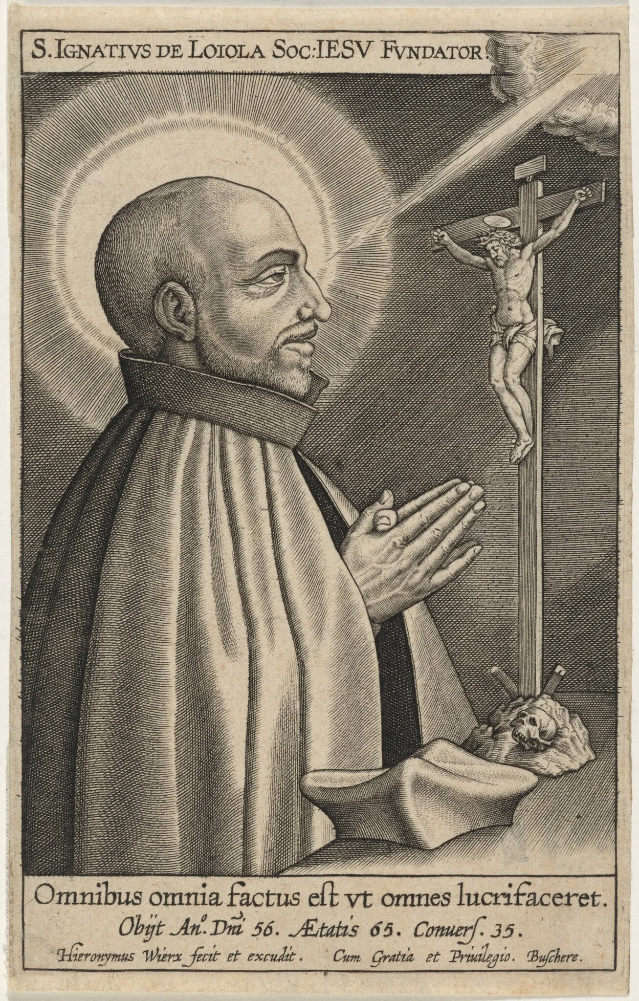 St. Ignatius de Loyola, detail