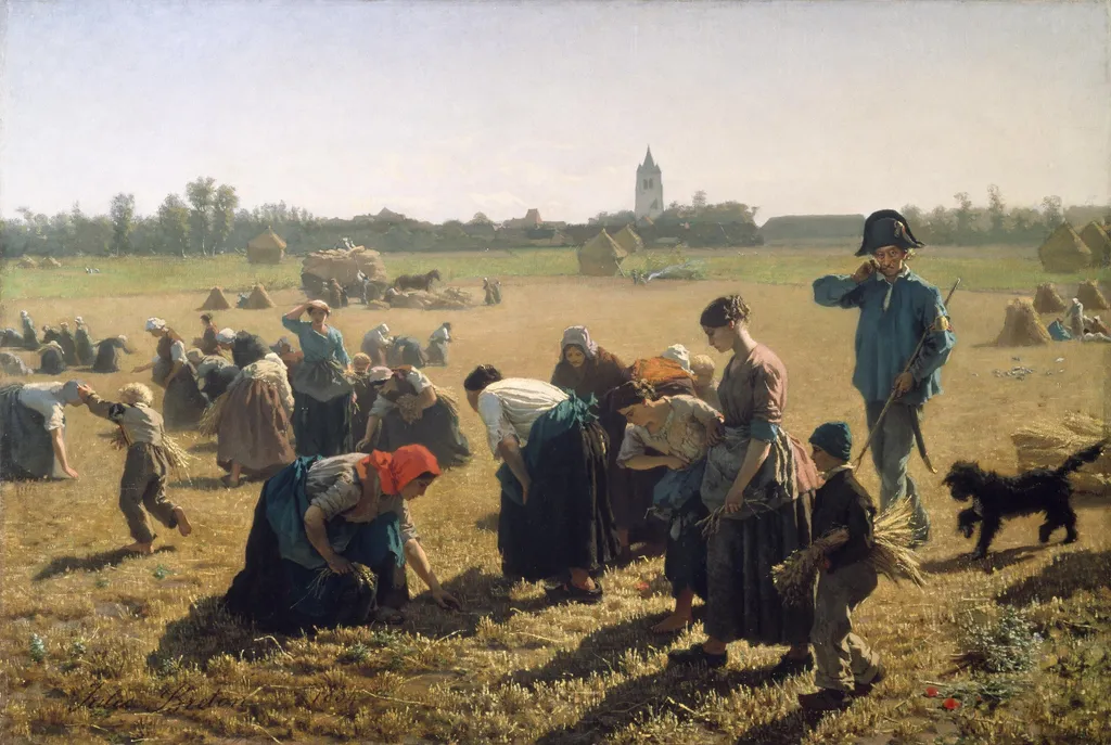 The Gleaners, by Jules Breton, oil, 1854