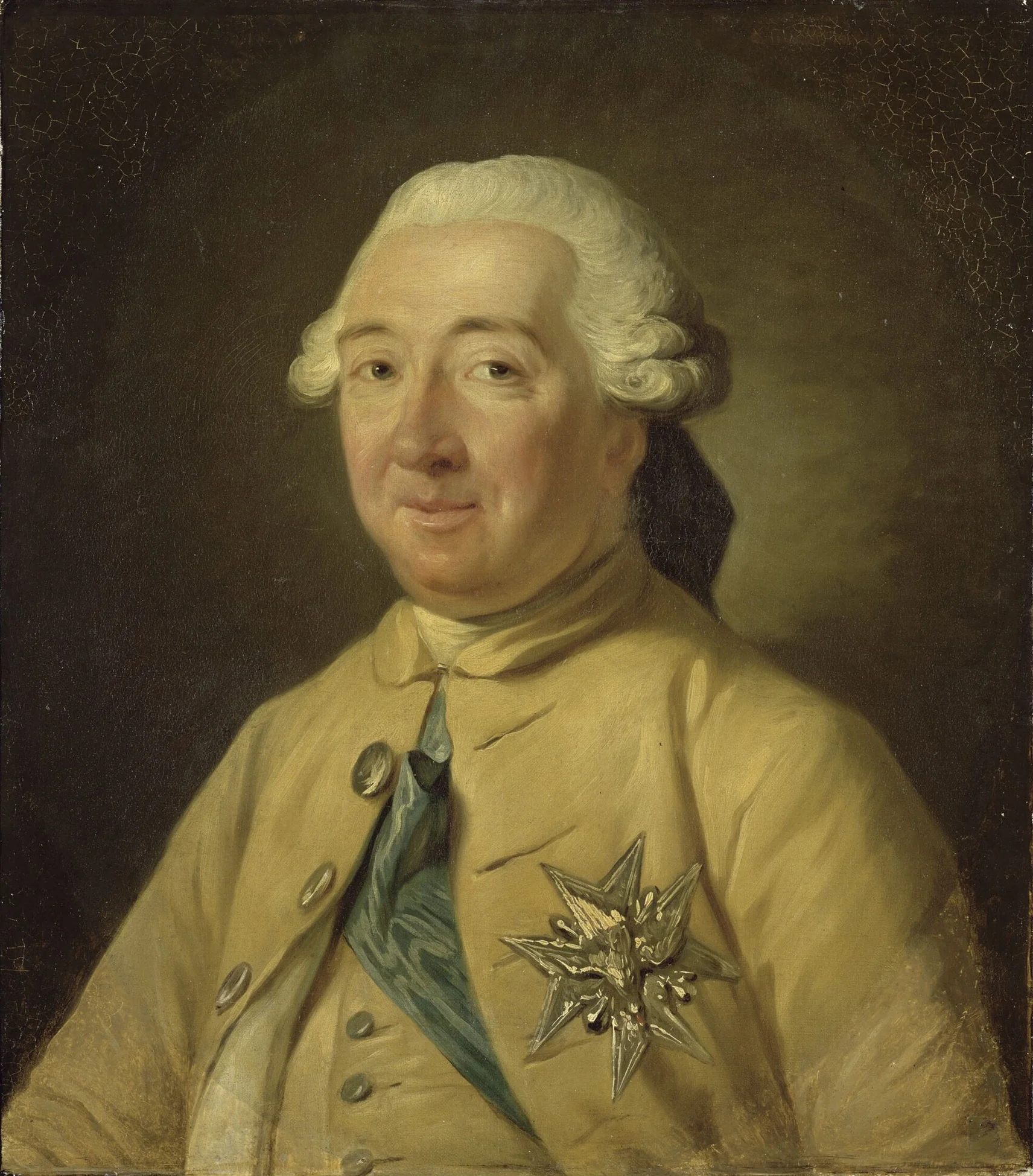 Portrait of Louis de Noailles, maréchal de France (1713-1793), detail