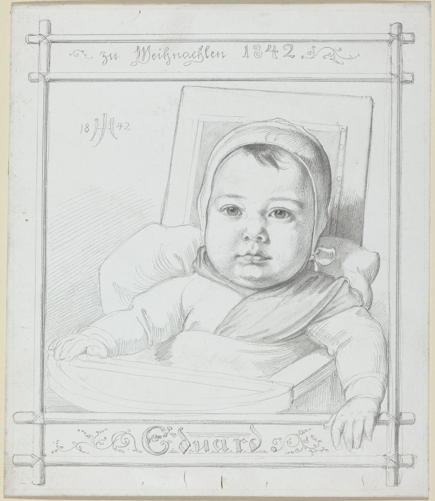 Eduard, the Artist's Infant Son, detail