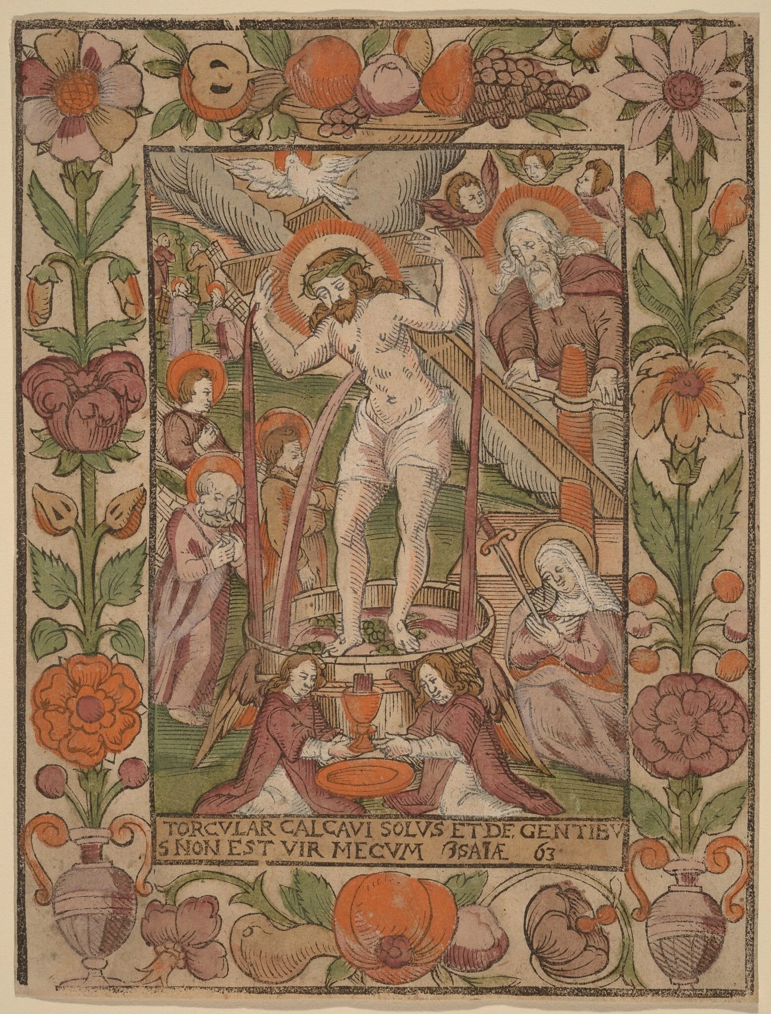Christ in the Wine Press, detail