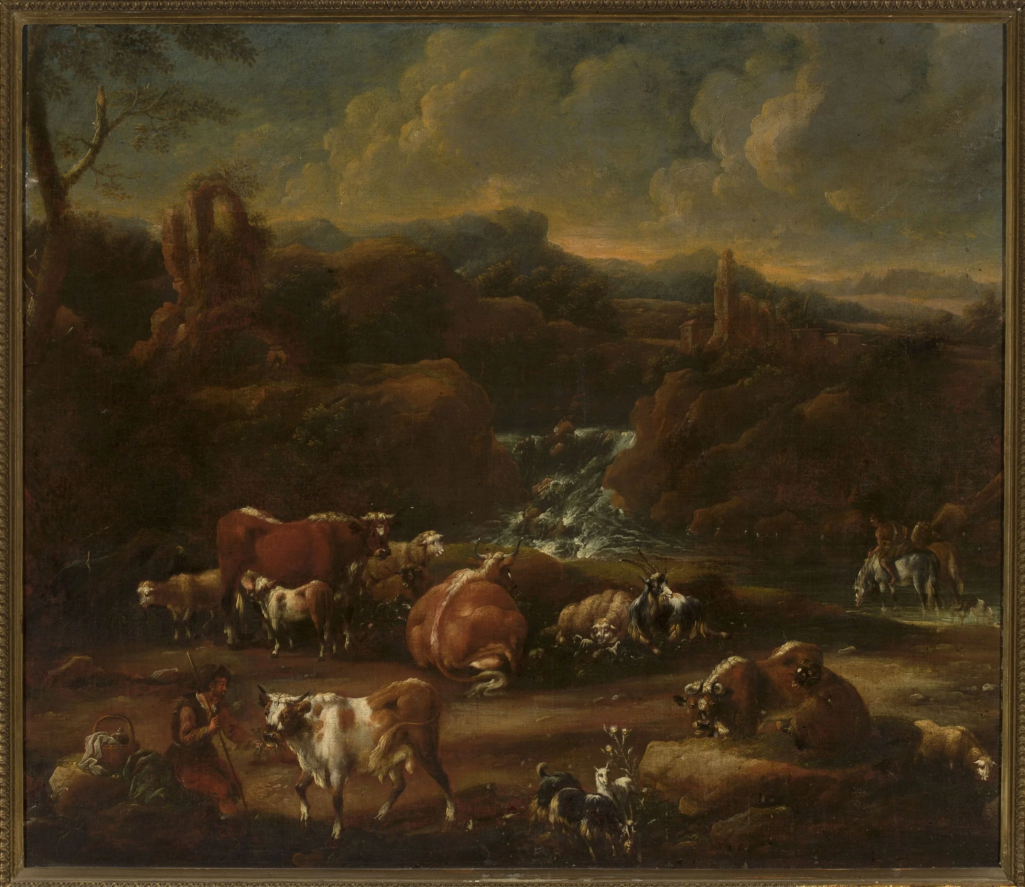 Herd in the mountains, detail