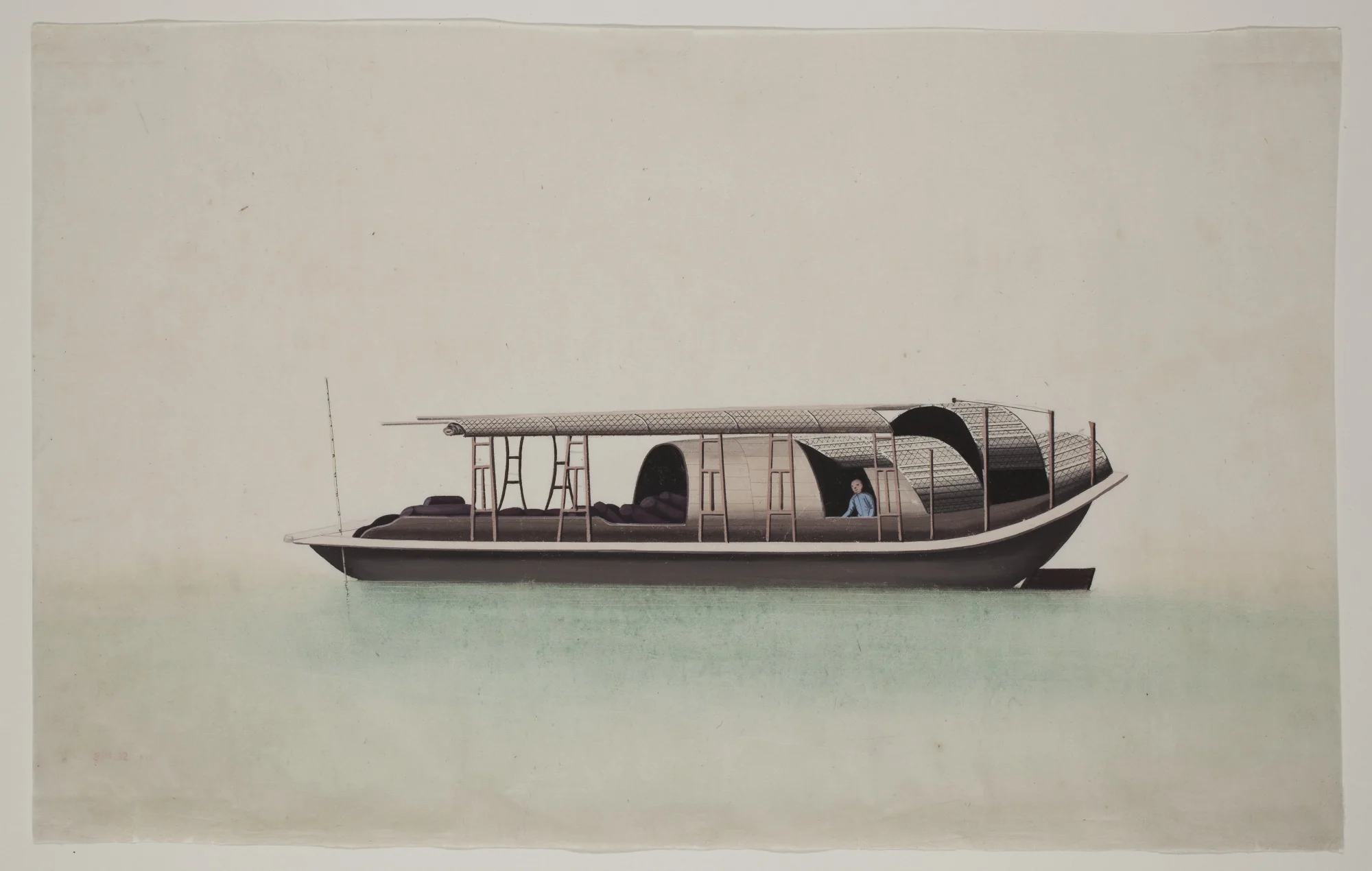 Boat with Boatman, detail