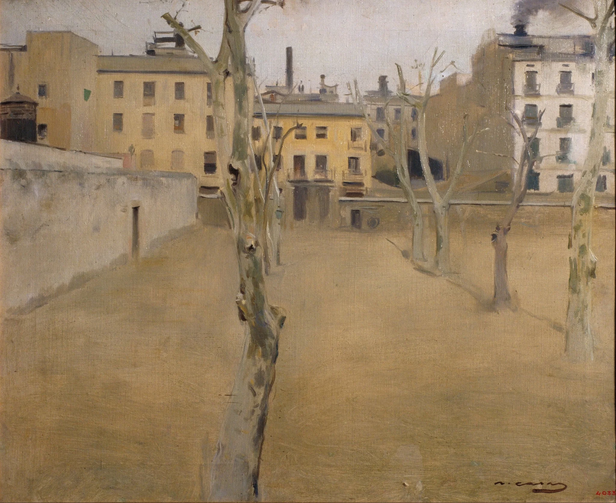 Courtyard of the old Barcelona prison (Courtyard of the 'lambs'), detail