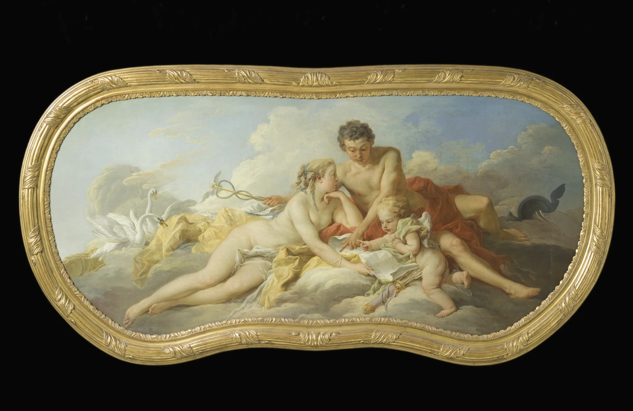 Venus and Mercury Instructing Cupid, detail