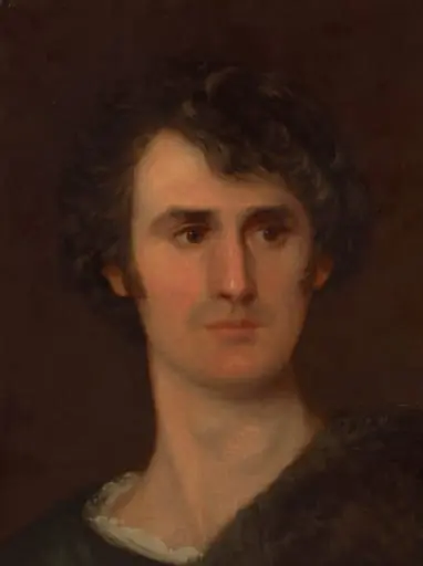 Junius Brutus Booth, oil, 1830