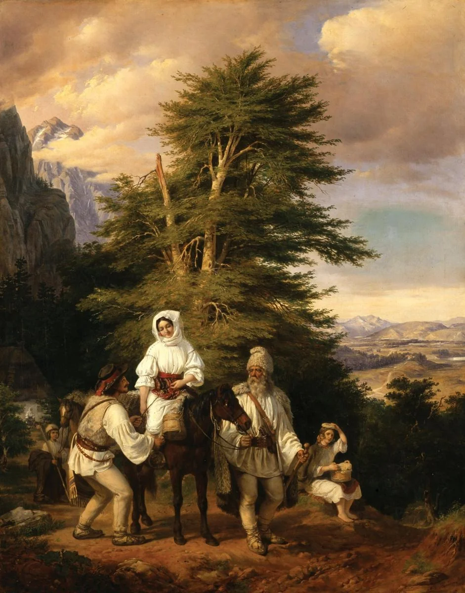 Romanian Family Heading for the Fair, detail