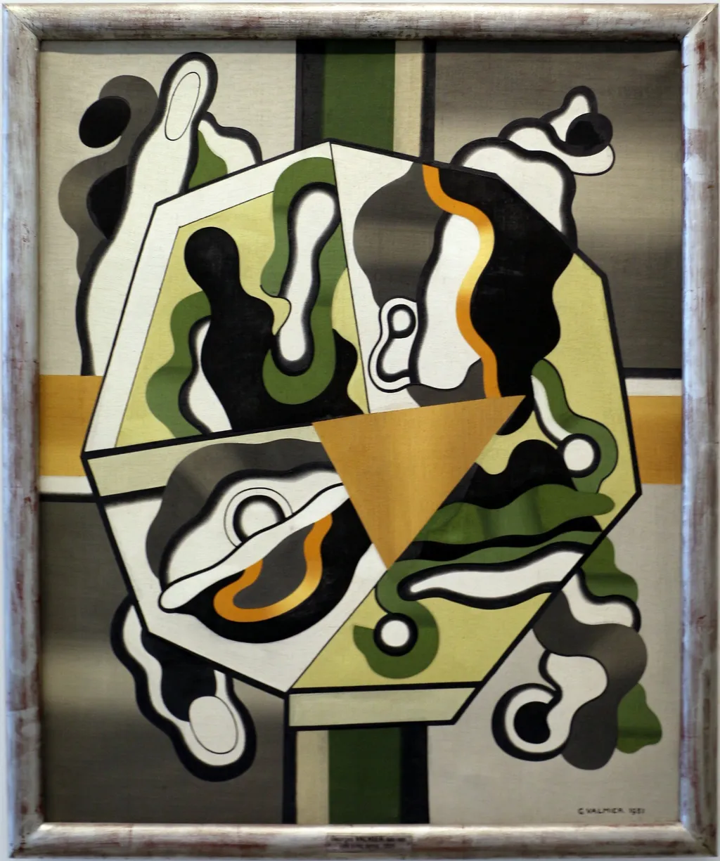 Les cinq sens, by Georges Valmier, oil, 1931