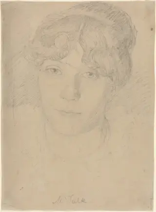 Mrs. Susannah Tulk, by John Flaxman, graphite, 1814