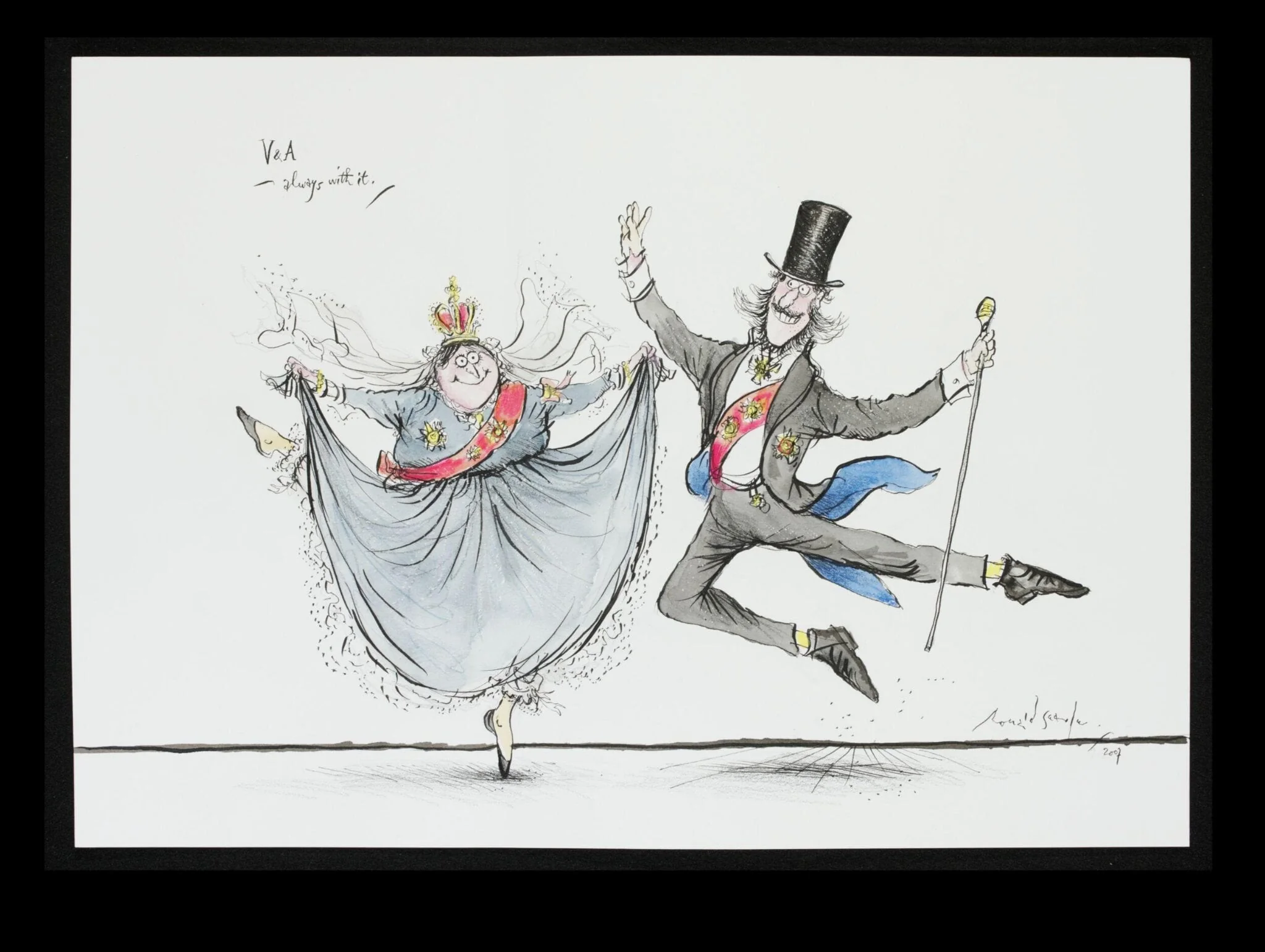 Contribution to V&A's 150th anniversary album, detail