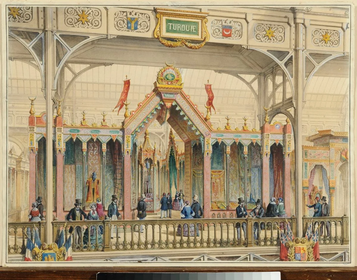 Pavilionul Turciei la o expoziție internațională, detail