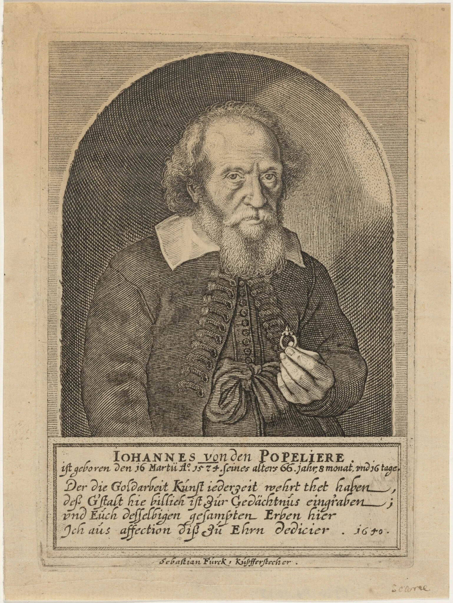 Johannes van den Popeliere, detail