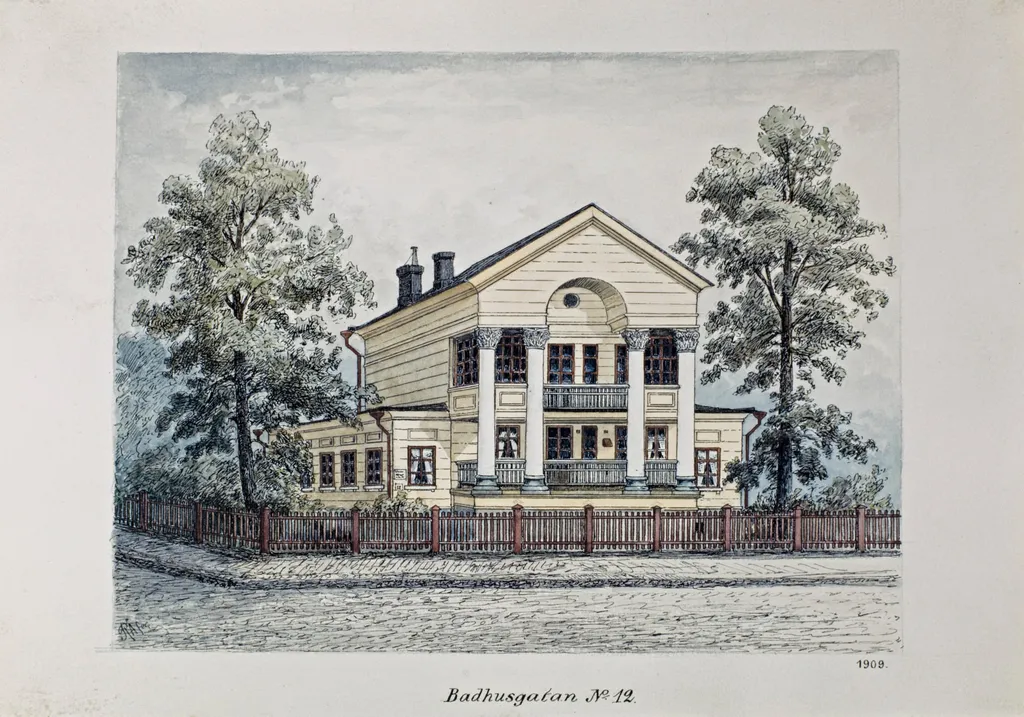 Saunakatu 12  (Etelärantatie), by Rudolf Åkerblom, 1897