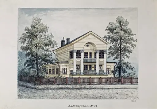 Saunakatu 12  (Etelärantatie), by Rudolf Åkerblom, 1897