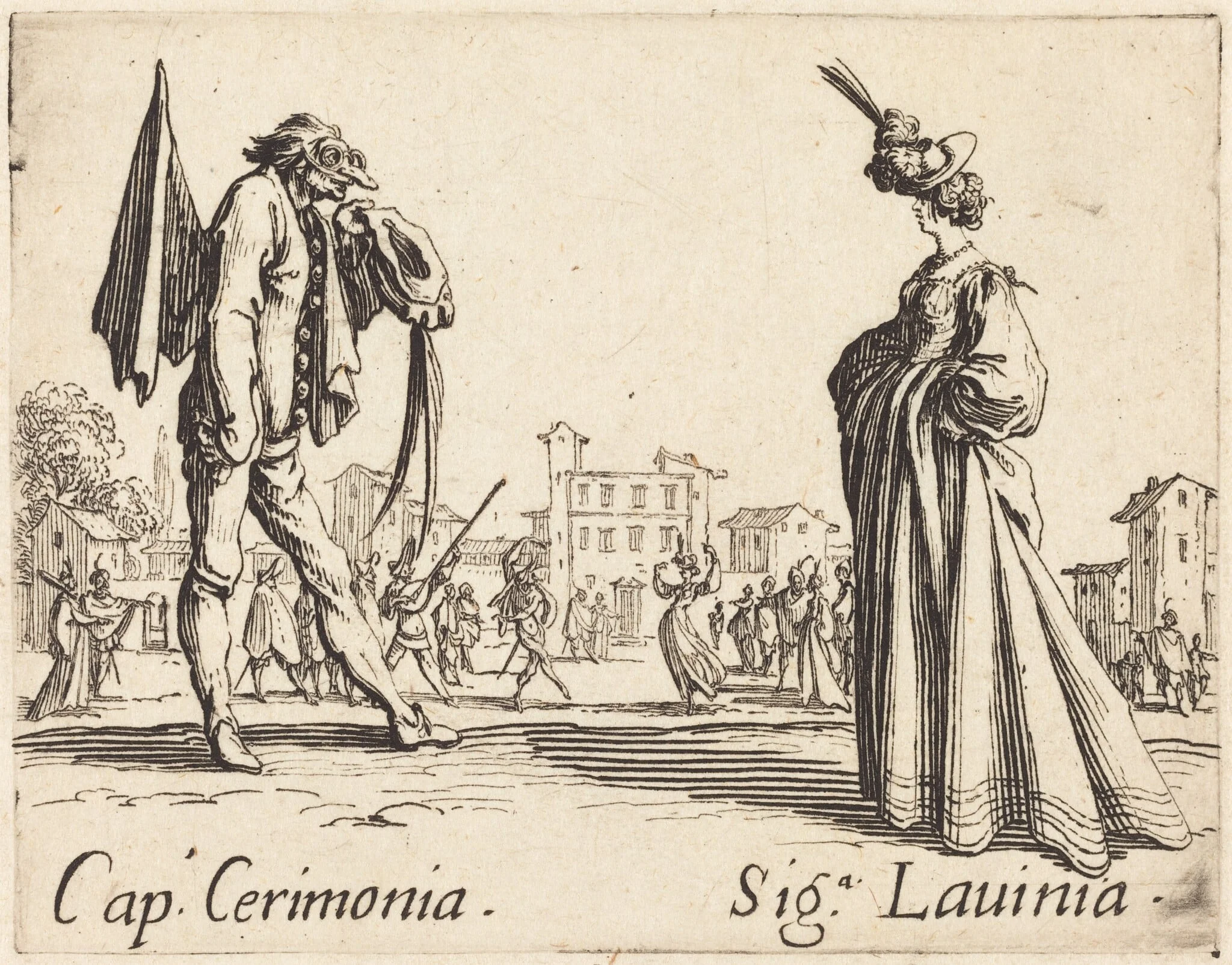 Cap. Cerimonia and Siga. Lavinia, detail