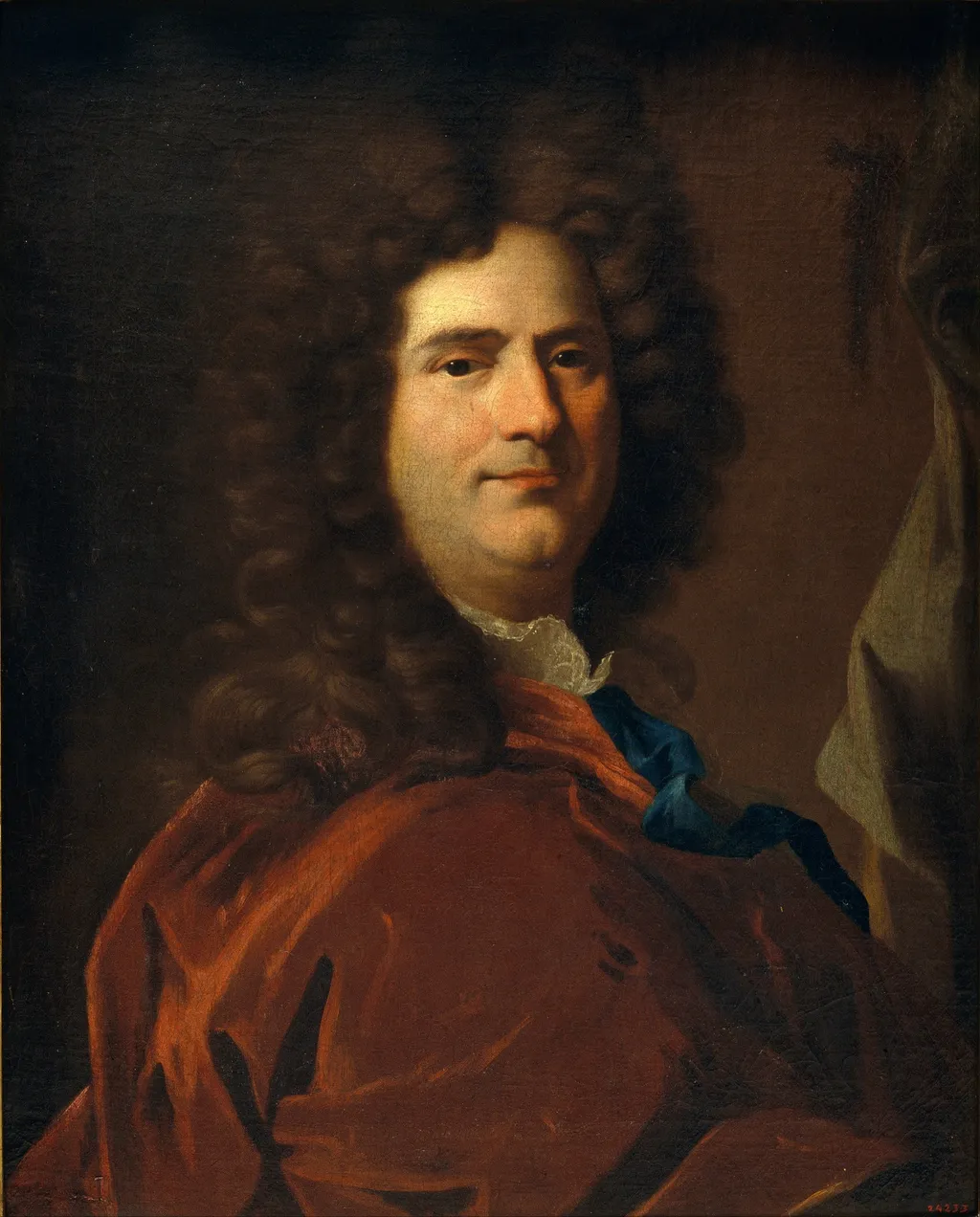 Self-portrait (?), by Rigaud Hyacinthe, oil, 1700