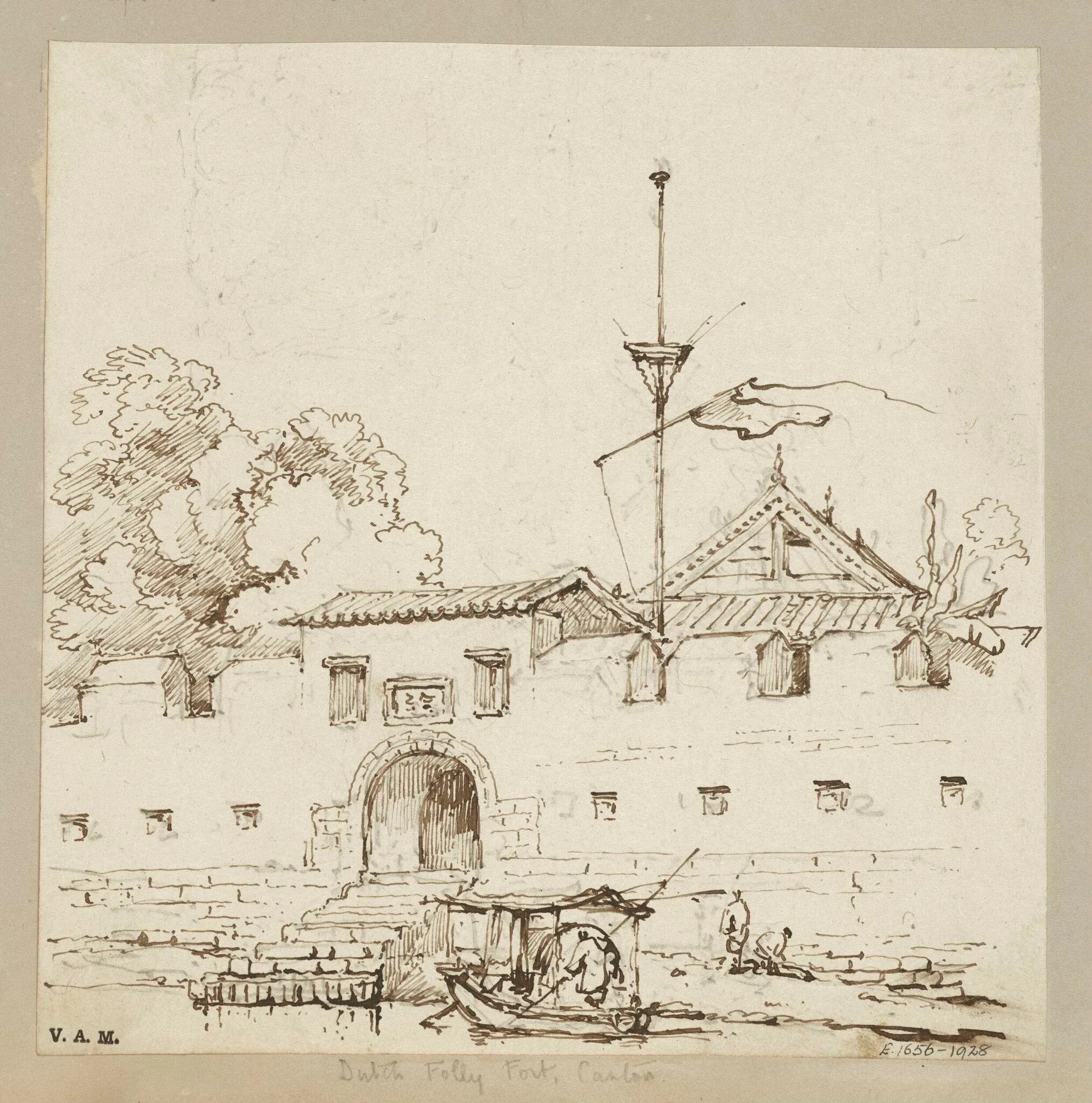 The 'Dutch Folly Fort', Canton, detail