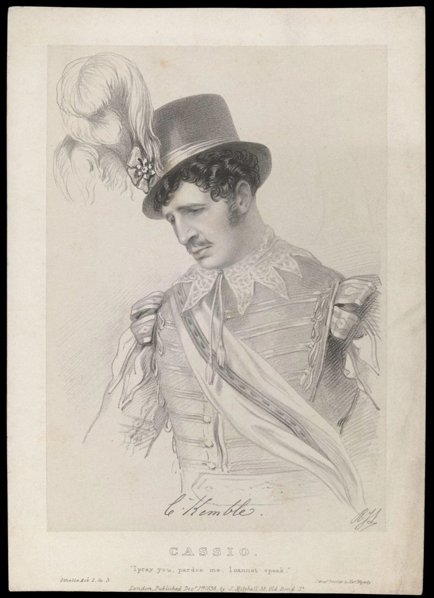 H Beard Print Collection, detail