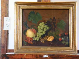 Still Life with Flowers and Fruit, by John Beale Bordley, unspecified, 1769