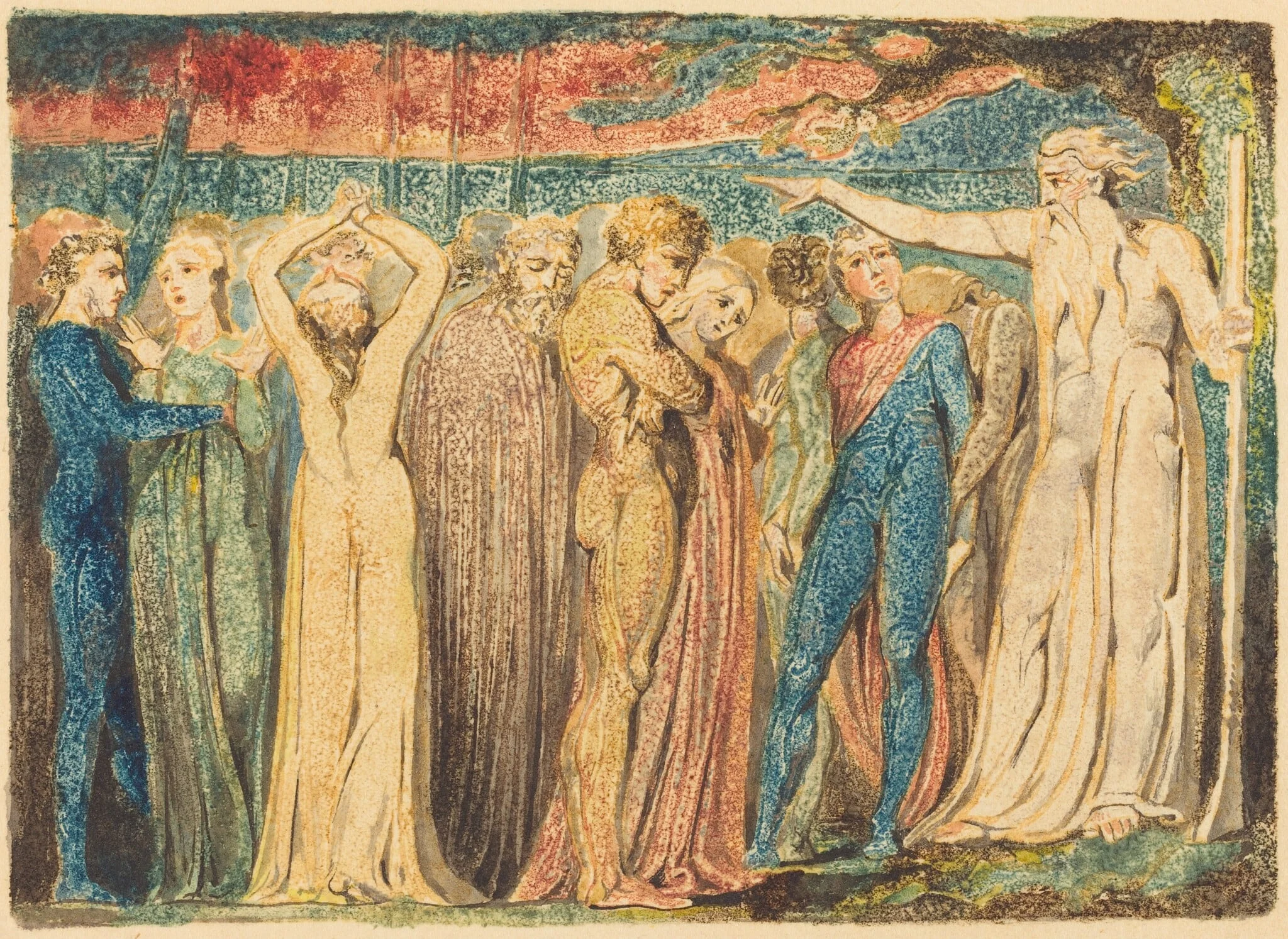 Joseph of Arimathea Preaching to the Britons, detail
